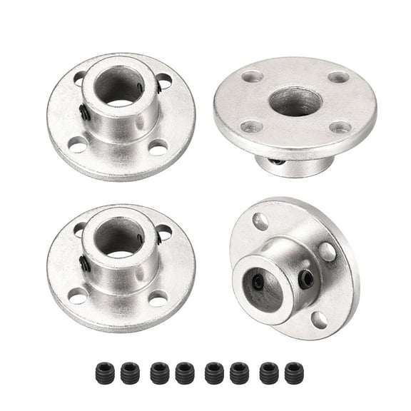10mm Inner Dia H13*D16 Rigid Flange Coupling Motor Guide Shaft Coupler Connector for DIY Parts 4Pcs