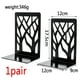 thumbnail image 1 of 2 pares de sujetalibros modernos con diseño de árbol para estantes, soporte para libros antideslizante, almacenamiento de Metal resistente para CD, tapón decorativo para libros, 1 of 5