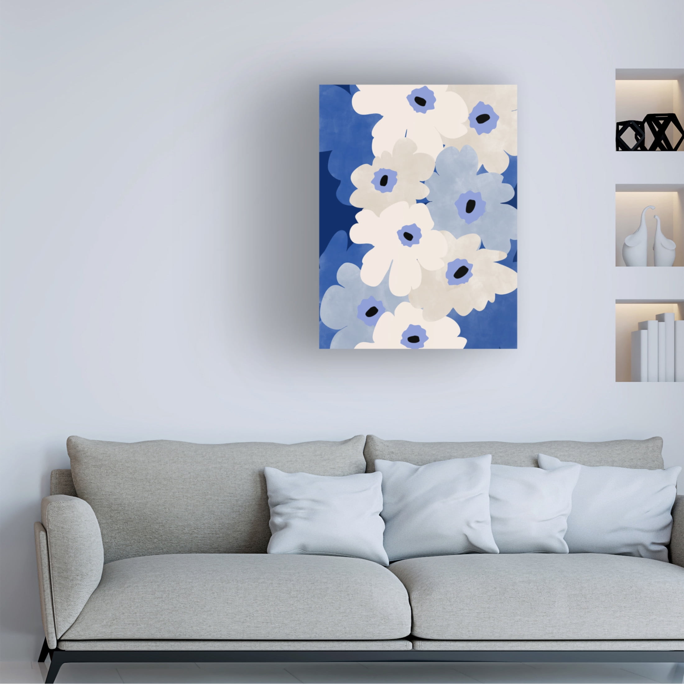 Trademark Fine Art Elena Ristova Indigo39 Canvas Wall Art