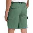 thumbnail image 3 of Cilcicy Basic Button Fly Mid Rise Men Cargo Shorts, 3 of 4