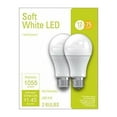thumbnail image 2 of LED Light Bulb, A21, Soft White, 12-Watts, 2-Pk., 2 of 2
