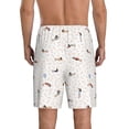 thumbnail image 4 of Lsque Dachshund Dog Puppy Mens Sleep Pajama Shorts,Short Pajama Pants, Cotton Ultra-Soft Knit-Small, 4 of 9