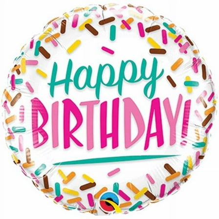 Loftus International Q5-7265 18 in. Birthday Sprinkles Balloon