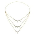 thumbnail image 1 of Majesty Diamonds MDR210026 Collier à Trois Rangées de Diamants Ronds 2,5 CTW en Or Jaune 14 K, 1 of 1