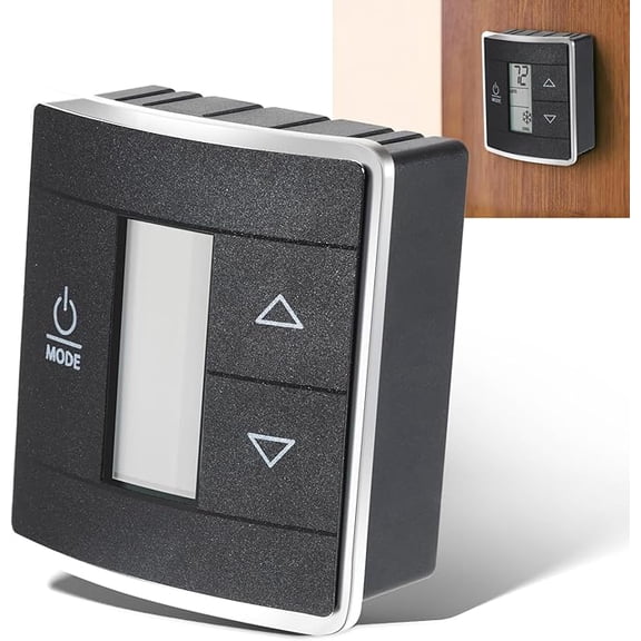 RV Thermostat, 3316250.712 RV Single Zone Thermostat - Digital Display and Shock-Resistant, Precise Temperature Control for Dometic RVs, Campers & Trailers