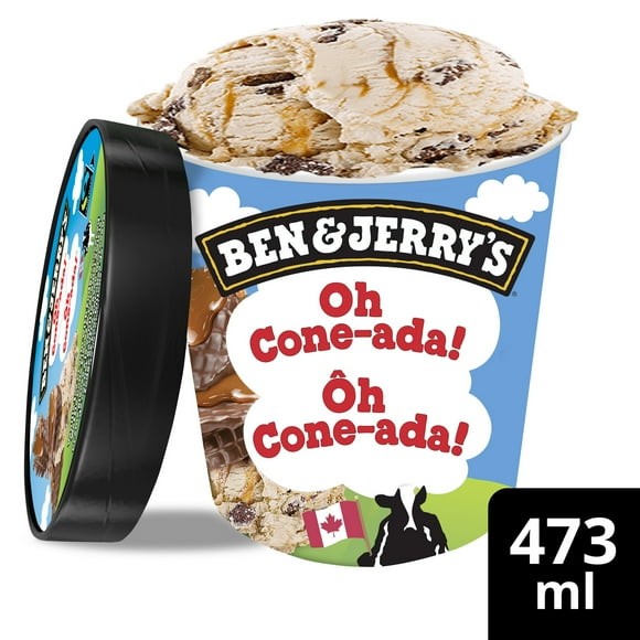 Crème Glacée Ben & Jerry's Ôh Cone-ada,473ml 473 ml