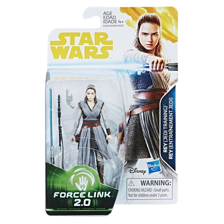 Star Wars Force Link Rey (Jedi Training) Figure