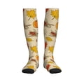 thumbnail image 3 of Compression Socks for Women and Men - Rustic Harvest Time Compression Socks Circulation for Workout, 3 of 8