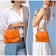 thumbnail image 6 of LZLINGMEI Small Crossbody Bags for Women Girls Trendy Top Handle Satchel Purses with Detachable Acrylic Chain, 6 of 14