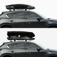 thumbnail image 2 of DNA Motoring PT-ZTL-8294-GSBK Universal SUV Roof Top Cargo Storage Box Luggage Carrier w/ Keys Glossy Smooth, 2 of 7
