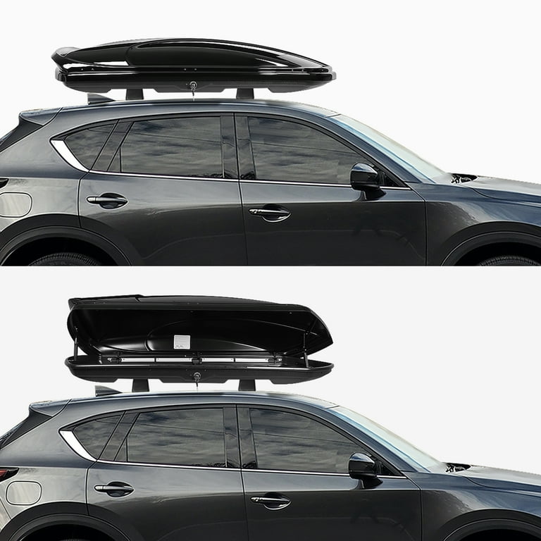 DNA Motoring PT-ZTL-8294-GSBK Universal SUV Roof Top Cargo