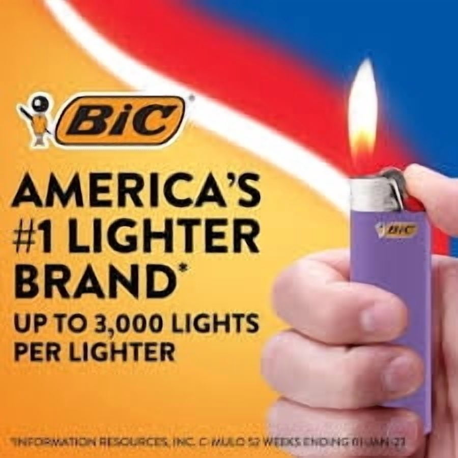 Bic Classic Big Lighters - Tray of 50 - Plus 3 Free