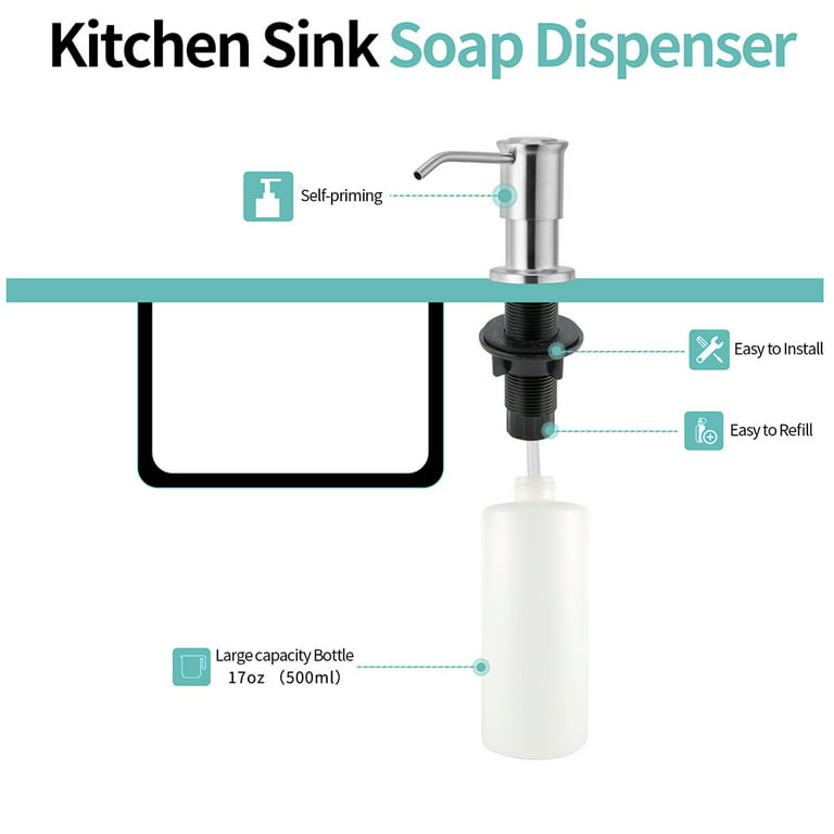How To Install a Kitchen Sink Soap Dispenser