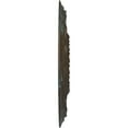 thumbnail image 4 of Ekena Millwork 11 3/4"OD x 3 5/8"ID x 1"P Blackthorn Ceiling Medallion (Fits Canopies up to 4 7/8"), Hand-Painted Bronze Blue Patina, 4 of 7