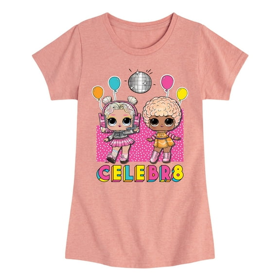 LOL Surprise! Dolls - Celebr8 - Dance & Party Queens - Toddler & Youth Girls Short Sleeve Graphic T-Shirt