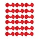 thumbnail image 5 of 20 botones con cierre de rana y nudo chino con cuentas para costura. rojo, 5 of 8