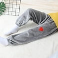 thumbnail image 4 of Pants for Boys 6-7 Years Kids Boys Heart Pattern Super Soft Plush Pajama Pants Indoor Pants Cute Flannel Comfy Sleep Bottoms,4-5 Years,Z2-Grey, 4 of 4