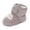 Gray, variant on Girls Shoes Christmas Gift Unisex Newborn Baby Cotton Booties Non-Slip Sole for Toddler Boys Girls Infant Winter Warm Fleece Cozy Socks Shoes Save Big