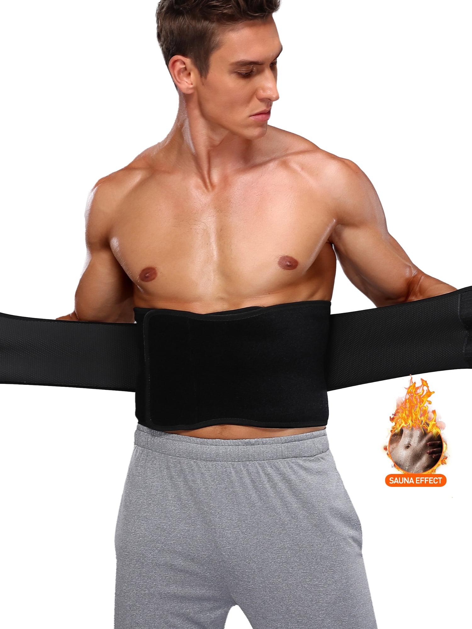 MISS MOLY Waist Trainer Belts for Women Tummy Control Workout Waist Trimmer Sweat Sauna Slimming Girdle Cinchers 