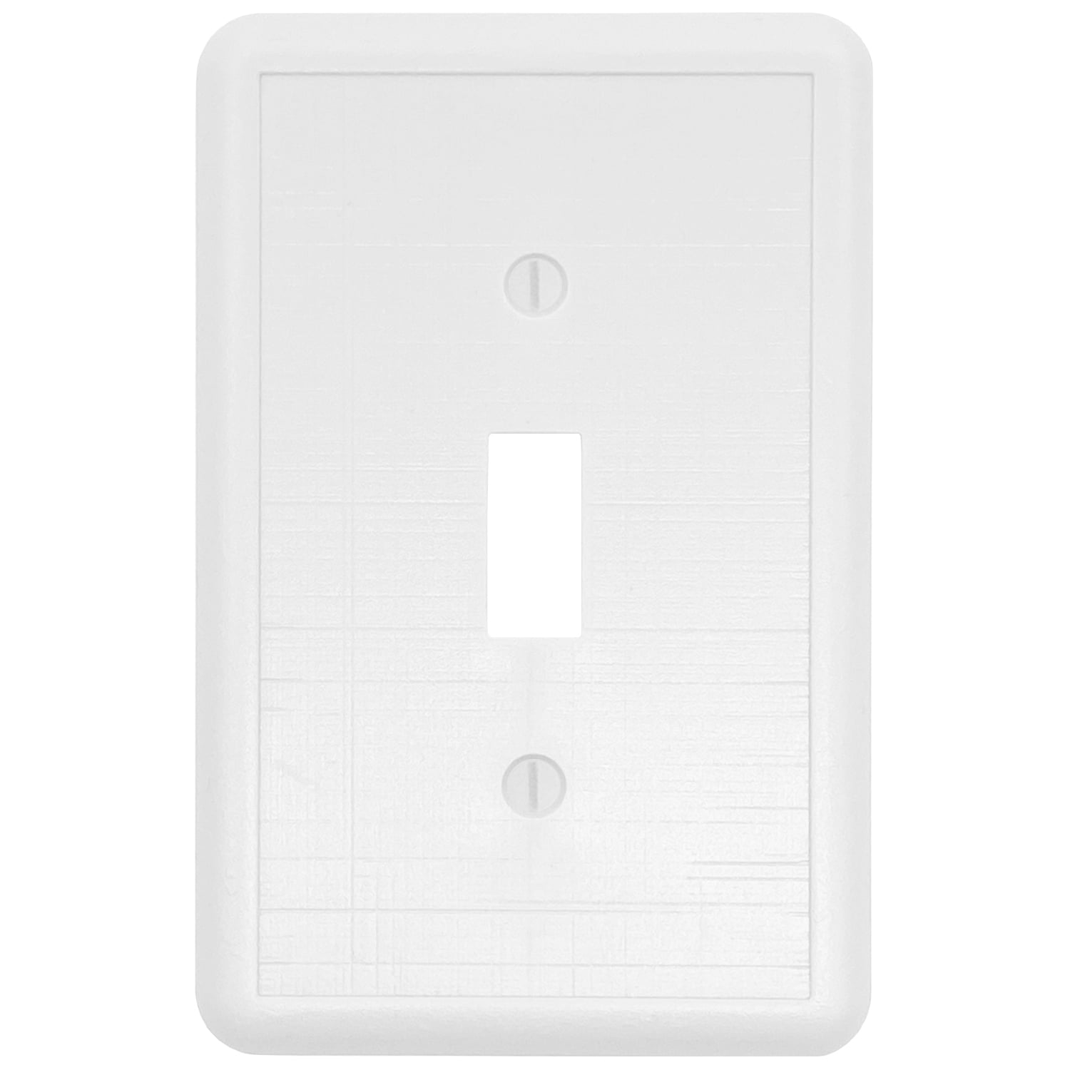 Questech Décor Single Toggle, Linen Textured Electrical Light Switch