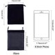 thumbnail image 4 of Paquete de 50 bolsas de terciopelo con cordón para Navidad, de 9,9 x 11,9 cm, color negro, para guardar joyas, de tela suave., 4 of 6