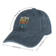 thumbnail image 2 of Don’t Hear What I Didn’t Say Navy Hat Adjustable Funny Fashion Unisex Baseball Cap for Men Women, 2 of 7