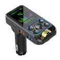 thumbnail image 4 of Ruiboury Car FM Player Transmitter QC3.0 USB Music Radio Support Receiver Bluetooth-compatible MP3 Display Adapter Accessories, 4 of 6