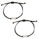 thumbnail image 1 of Pulsera infinita ajustable trenzada en cera simple, 1 of 5