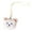 White, variant on EcoVerve Pacifier Chain Pendant Pacifier Clip Holder Soft Cartoon Bear Crib Hanging Decorations Infant Pacifier Accessories