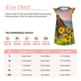 thumbnail image 3 of Gaeub Pyjama Imprimé Tournesols pour Filles, Robe de Nuit Confortable, Pyjama Imprimé pour Dormir, Vêtements de Détente, Fêtes-Petit, 3 of 6