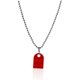 thumbnail image 4 of Collar con colgante en forma de corazón de ladrillo colorido para parejas, llavero de amistad, conjunto de joyas de rompecabezas hecho con elementos de San Valentín, 4 of 4