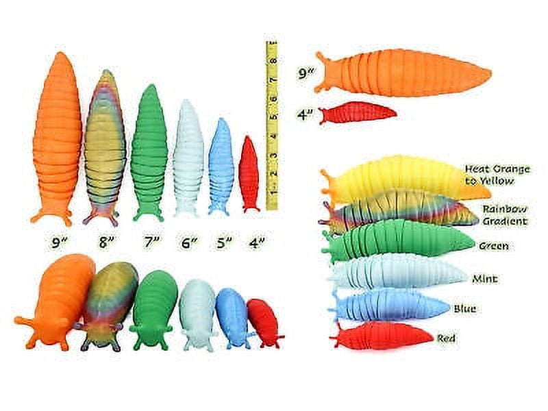 Clever Contraptions Articulating Fidget Slug and Bowl | Flexible Desk Companion for Adults
