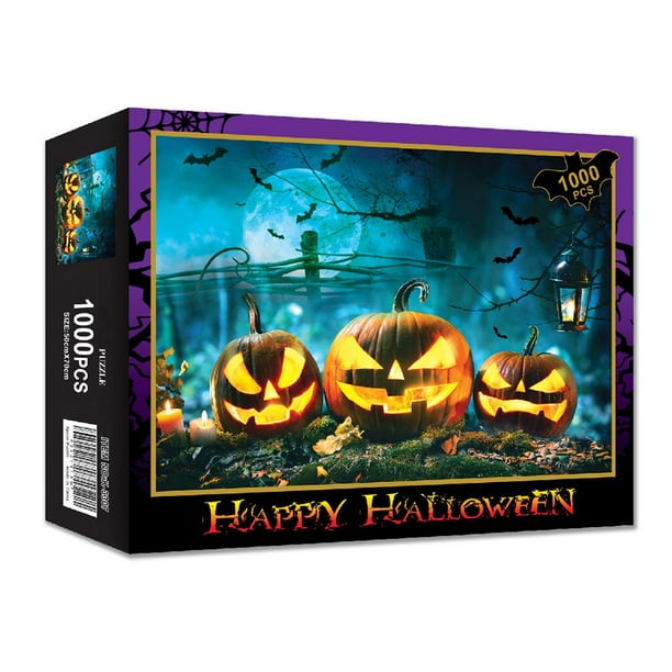 Para Adultos Y Niños Rompecabezas De Papel De Halloween Juguetes Intelectuales 1000 Piezas Cateissary HA046911-02