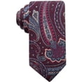 thumbnail image 1 of Tasso Elba Cravate Auto-Nouée à Motif Cachemire pour Homme, Rouge, Taille Unique, 1 of 1