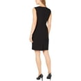 thumbnail image 2 of Anne Klein Womens Round Neck Cocktail Sheath Dress, 2 of 2
