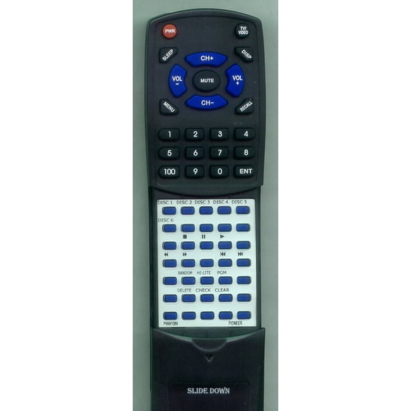 Replacement Remote for PIONEER PWW1089, RTPWW1089, CUPD068, PDM426, PDM42601, PDM423