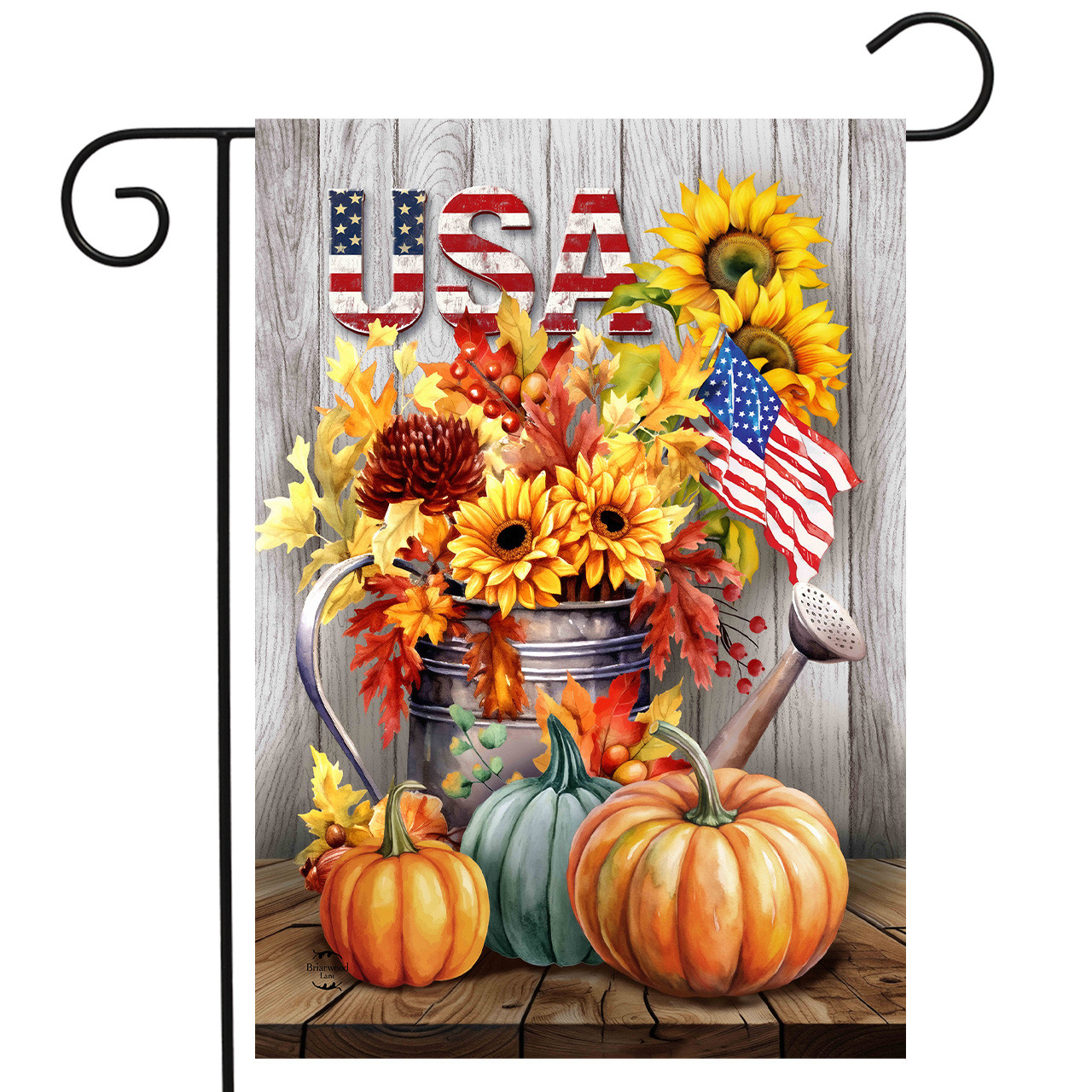 Briarwood Lane We Will Never Forget Garden Flag – 12.5x18 Inch Polyester Seasonal Flag