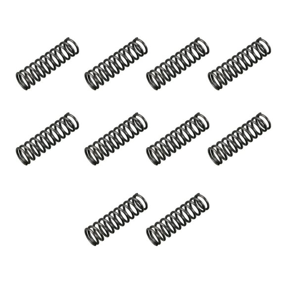 10mm Outer Diameter 1.2mm Wire Dia 35mm Long Compression Spring 10Pcs