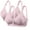 #1_Pink, variant on Save On 2 Packs Printed Bra for Women Support Push-Up Bras Front Closure Anti-Sagging Bralettes Supportive Push Up Brassiere Lounge Breathable Everyday Bras