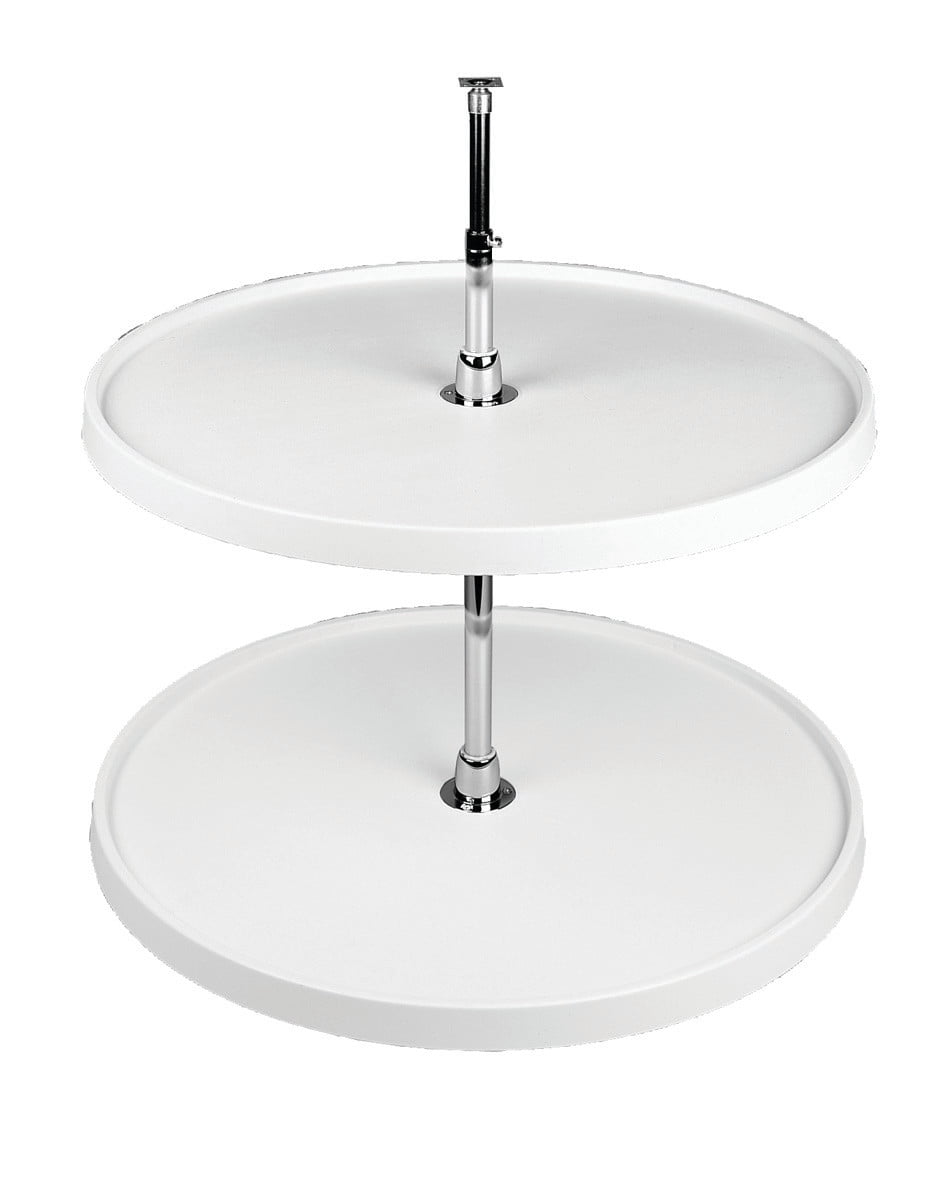 RevAShelf 24Inch Full Circle Lazy Susans 2Shelf Set White Walmart