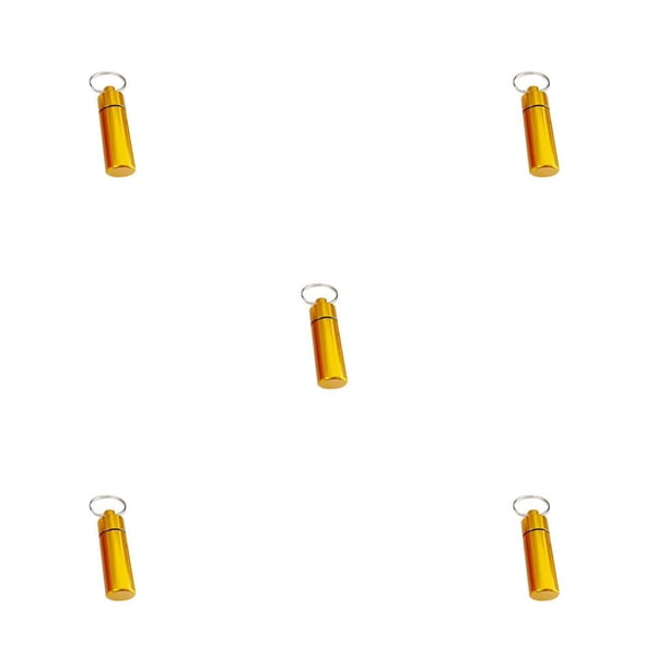 Toystoory Tapón para los oídos de botella, aleación de aluminio, Metal con llavero, buen soporte de sellado, jarrón portátil, medicina, Type2
