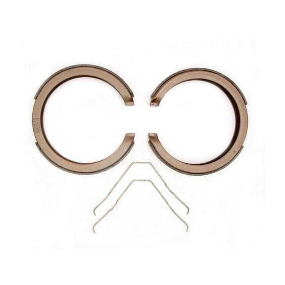 Rear Parking Brake Shoe Set - Compatible with 1997 - 2013, 2019 Chevy Corvette 1998 1999 2000 2001 2002 2003 2004 2005 2006 2007 2008 2009 2010 2011 2012