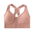 thumbnail image 2 of Lopecy-Sta Sports Bra for Women Racerback Front Hook High Support Seamless Wireless Compression Bra, 2 of 9