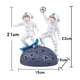 thumbnail image 4 of Sujetalibros de astronauta adorables, estatuas de sujetalibros, soportes para libros, colección de astronautas. azul, 4 of 7
