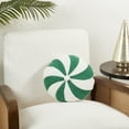 thumbnail image 3 of Whimsical Candy Cane Poly Filled Throw Pillow, 3 of 3