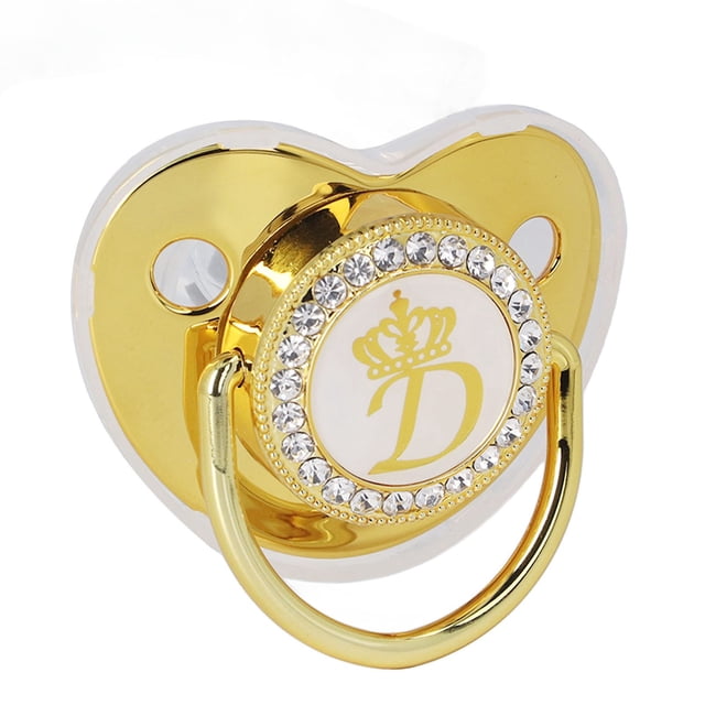 Chupete De Con Cadena, Chupete Para Bebé Decorado Con Diamantes De Imitación Para Bebés De 6 A 18 Meses, Comodidad Y Estilo
