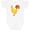 AA-White, variant on Inktastic Cute Yellow Chicken Boys or Girls Baby Bodysuit