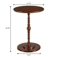 thumbnail image 7 of Convenience Concepts Classic Accents Sanibel Beach Spindle Table, Espresso, 7 of 7