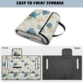 thumbnail image 4 of Xoenoiee Turtle Seahorse Starfish Seashell Coral Print Golf Cart Seat Covers with 4 Front Pockets Golf Cart Seat Towel Blanket for All Seasons, Easy Install and Clean, Protect Your Golf Car Seat, 4 of 6