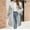 White, variant on Women's Plus Size White Faux Fur Coat Turn-Down Collar Long Sleeve Warm Long Coat